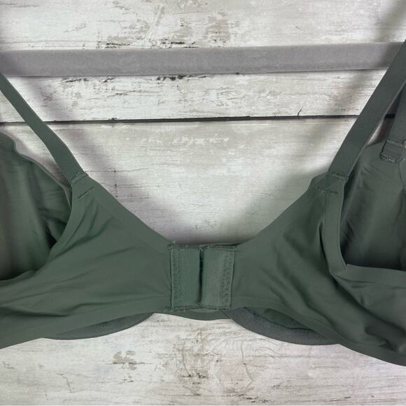 Aerie Smoothez Unlined Full Coverage Bra Green Size 32B - Picture 4 of 5